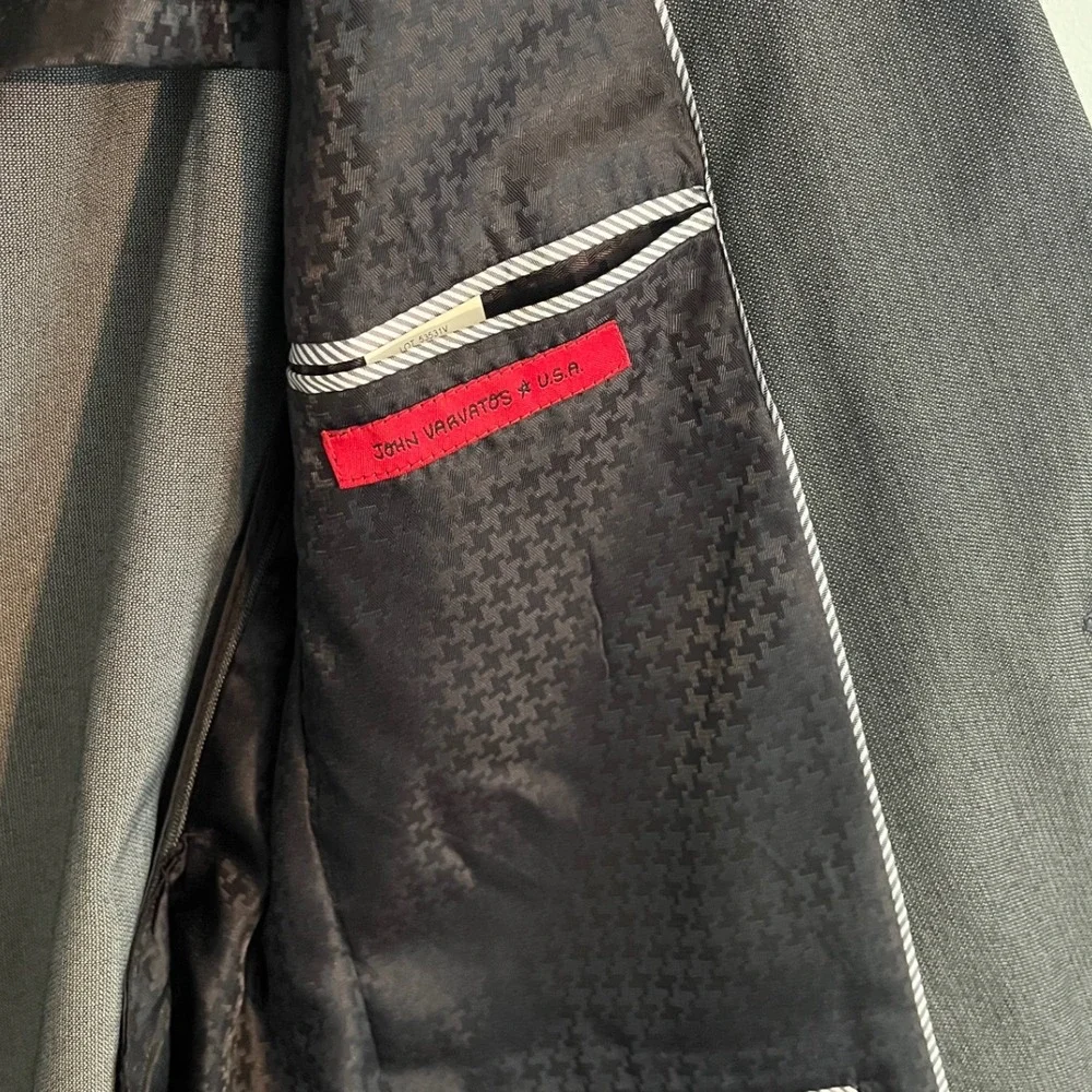 John Varvatos U.S.A. Men's Dark Gray Blazer‎ Jacket Size 42R